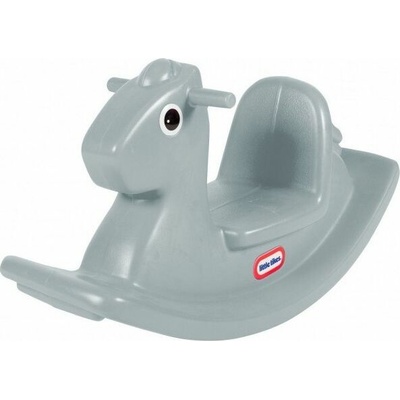 Little Tikes houpací kůň šedý