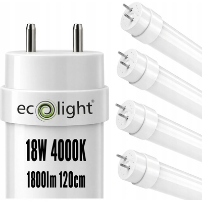 Ecolight LED trubice T8 18W 120cm 1800Lm CCD neutrální bílá EC79538