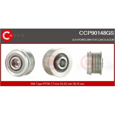 Řemenice, generátor CASCO CCP90148GS