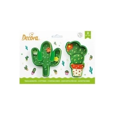 Kaktusy plastové vykrajovátko set 2 ks - Decora - Decora