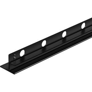 Balneo Наклонен десен профил за стъкло Balneo Floor Strips 170 см, черен мат (D0101020102-2)