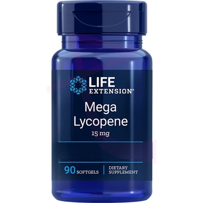 Life Extension Mega Lycopene 15 mg, ликопен, 90 капсули