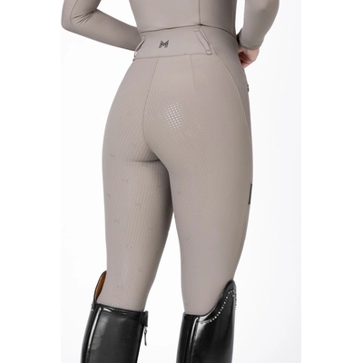 Maximilian Equestrian Outline Riding Leggings Taupe