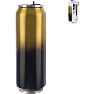 Orion Termoska plechovka nerez 700 ml zlatá černá