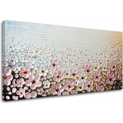 Obraz na plátne KVETY - 90x40 cm
