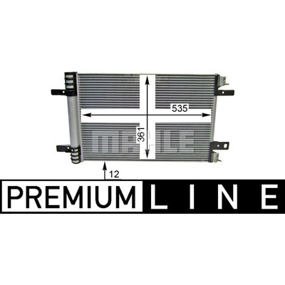 MAHLE Kondenzátor, klimatizace AC886000P