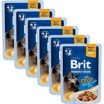 Brit Капсула BRIT Premium Cat Delicate Fillets in Gravy with Tuna 6 x 85 г