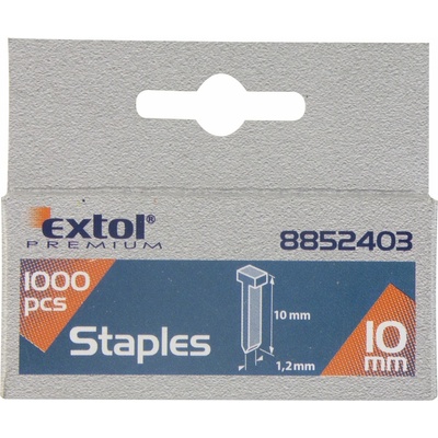 EXTOL PREMIUM klince, balenie 1000ks, 14mm, 2,0x0,52x1,2mm