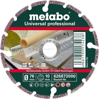 Metabo Diamantový rezací kotúč 76 x 10,0 mm 626873000
