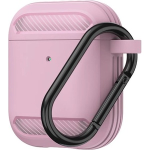 Techsuit Калъф за AirPods 1 / AirPods 2 - Carbon Silicone - Pink