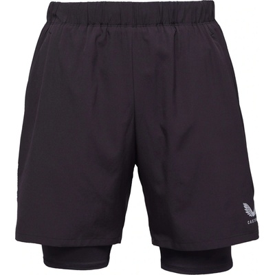 Castore FLOW 2-IN-1 SHORT Černá Stříbrná