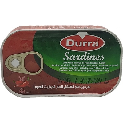 Durra ostré sardinky v oleji 125 g