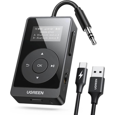 UGREEN Безжичен bluetooth трансмитер и рисийвър за мобилни устройства - Ugreen Bluetooth Receiver/Transmitter BT503 (BT503)