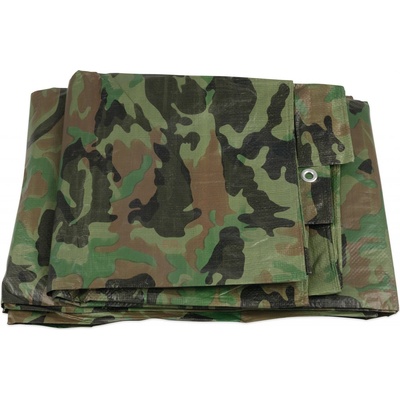 Bradas plachta krycí 6 x 4 m 90g maskovací CAMOforest BR-PLCF904/6