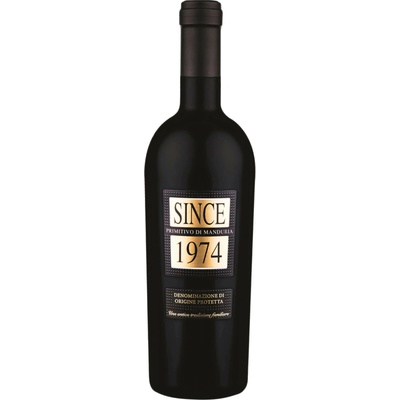 Since 1974 Primitivo di Manduria 15% 0,75 l (holá láhev)