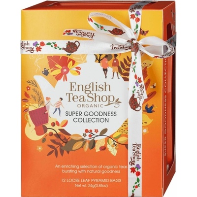 English Tea Shop sypaných čajov Supergoodness 12 pyramidek