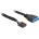 Delock Кабел Delock USB 2.0 пин хедър женски USB 3.0 пин хедър мъжки 45 cm