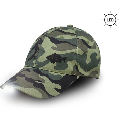Delphin Kšiltovka LED OutLine Camo – Zboží Dáma