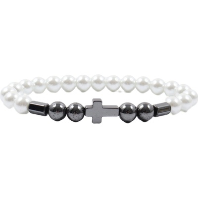 Amparo Miranda Náramek Hematite Cross C227