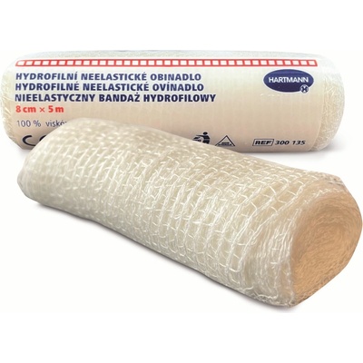 Hartmann Ovínadlo hydrofilné neelastické pletené, nesterilné 8 cm x 5 m