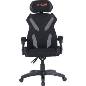 The G-Lab Геймърски стол G-Lab - KS BARIUM BLACK (черен; регулируема височина; регулируема подлакътница) KS-BARIUM-BLACK (KS-BARIUM-BLACK)