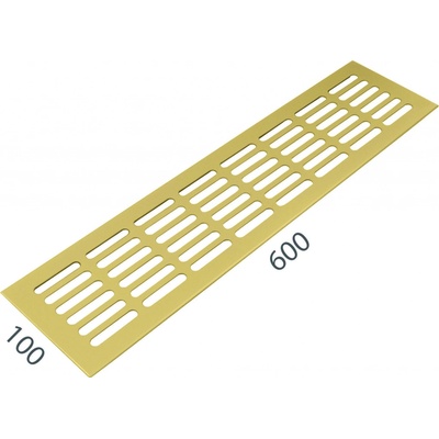 MPkovania SRL Alfa 100 x 600 mm zlatá matná