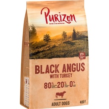 Purizon Black Angus bez obilovin hovězí s krocanem 0,4 kg