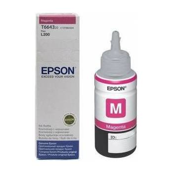 Epson Мастило в бутилка Epson T6643 L110/210/300/550, 70 ml, Magenta, 6500 страници, Червен, office1_3015101062