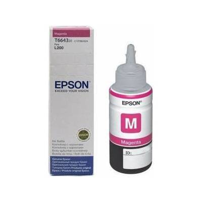 Epson Мастило в бутилка Epson T6643 L110/210/300/550, 70 ml, Magenta, 6500 страници, Червен, office1_3015101062