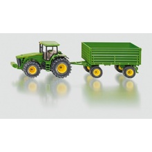 Siku Farmer traktor John Deere s vlekem 1:50