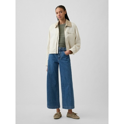 GAP Дънки High Rise Wide-Leg Crop GAP GAP | Sin | ЖЕНИ | 26REG