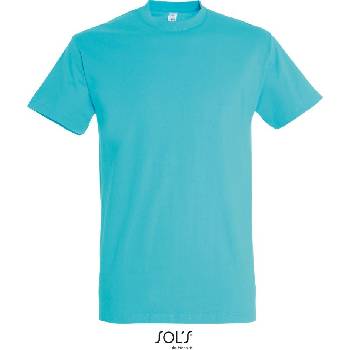 SOL'S pánské tričko z těžké bavlny Imperial modrá atol