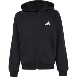 Adidas Детско яке за тренировка adidas Kid's Seasonals Collegiate Typography Full Zip Training jacket - Black / White - размер 128 (EU) (704-6495-0112)