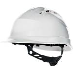 Delta Plus Delta quartz up iv / Предпазна каска с къс визьор - бяла Регулируема (quarup4bc)