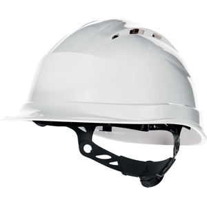 Delta Plus Delta quartz up iv / Предпазна каска с къс визьор - бяла Регулируема (quarup4bc)