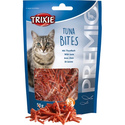 TRIXIE Premio Bites with tuna & chicken лакомство за котки с риба тон и пиле 50gr