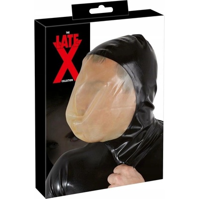 Latexová maska černá