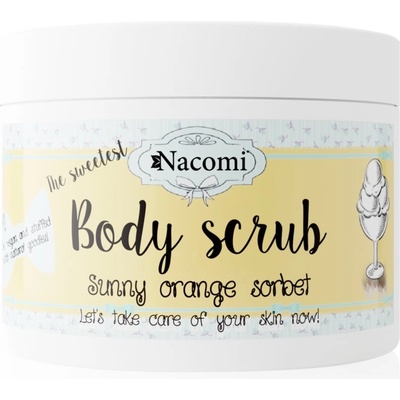 Nacomi The Sweetest Sunny Orange Sorbet telový peeling 200 g