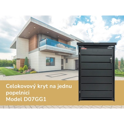 Scorpion D07GG1 Přístřešek na popelnici antracit