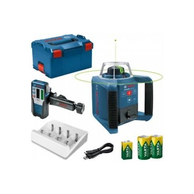 Ротационен лазер bosch grl 300 hvg + lr 1 g в l-boxx 0601061704 (0601061704)