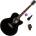 Pasadena PJC-300 Standard SET Black Джъмбо китара