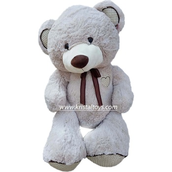 Image 1 of Най-голямата плюшена играчка - Огромното мило и добро Мече цвят мляко с какао