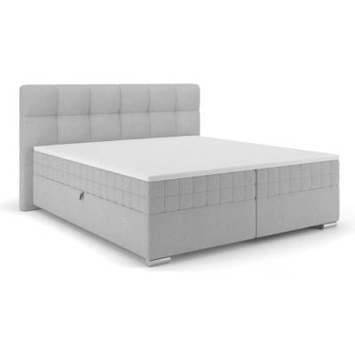 Elvisia Alpina Boxspring sivá/Vinci 07