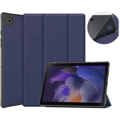 Protemio Leather Zaklápěcí obal Samsung Galaxy Tab A8 SM-X205 SM-X200 37541 modrý