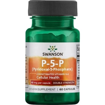 Swanson P-5-P, 40 mg, 60 капсули, Swanson (SWU1027)