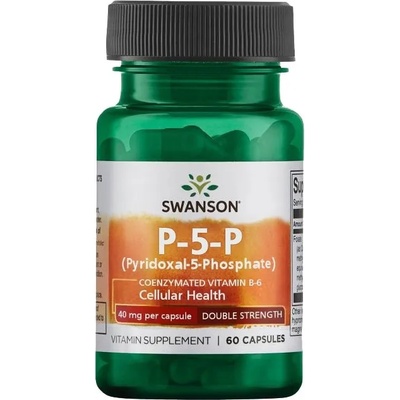 Swanson P-5-P, 40 mg, 60 капсули, Swanson (SWU1027)