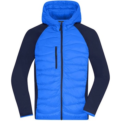 James & Nicholson pánska hybridná bunda JN1330 Blue