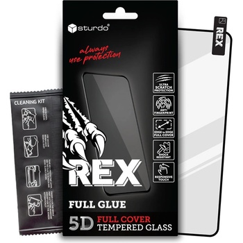 Sturdo Rex iPhone 13 / iPhone 13 Pro, čierna, Full Glue 5D FMO-1643-IPH-6.1XX