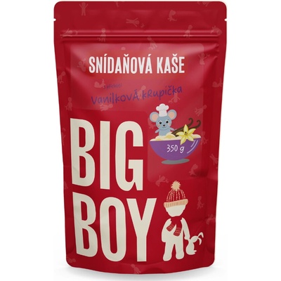 Big Boy Rýžová kaše Vanilková krupička 350 g – Zboží Dáma
