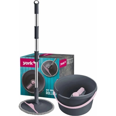 York Комплект за почистване York Roll& Up - моп с дръжка и кофа, 5 l